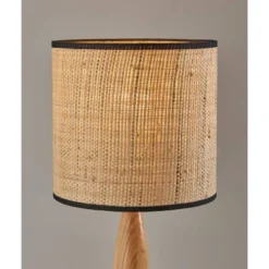 Cayman Natural Wood Table Lamp Black - Adesso -Adesso GUEST 031b15c7 2b46 4f9e bde9 26e2241c29e9