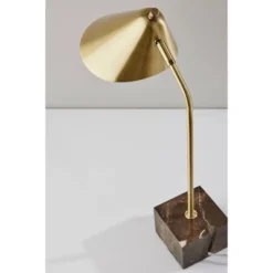 Hawthorne Desk Lamp Antique Brass - Adesso -Adesso GUEST 073ba397 a543 492d ae43 4e24574d8ede