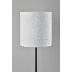 Adesso Brielle Floor Lamp Black: Modern Design, ETL Listed, Polyester Shade, Metal Body, 62" Height -Adesso GUEST 0d09f4f4 12c8 40b5 a0ac 2e8cadd6103e