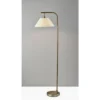 Adesso Hayes Floor Lamp Antique Brass: ETL Listed, Linen Drum Shade, Metal Body, Rotary Switch 1 Adesso Hayes Floor Lamp Antique Brass: ETL Listed, Linen Drum Shade, Metal Body, Rotary Switch -Adesso GUEST 10bd0909 12f2 4d88 bdc2 d78141bc76e3