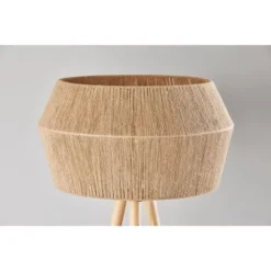 Adesso Montana Floor Lamp Natural: Modern Tripod Design, Pull Chain, UL Listed, Wood Body -Adesso GUEST 17c8e23a e7c5 454f a91d 334b65a27ae3