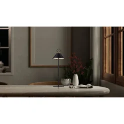 Adesso Danny Cordless Table Lamp (Includes LED Light Bulb) Black: ETL Listed, Touch Sensor, 3-Way Light Settings -Adesso GUEST 17e932f4 efc0 4b02 88c9 9cf20df5c3e9