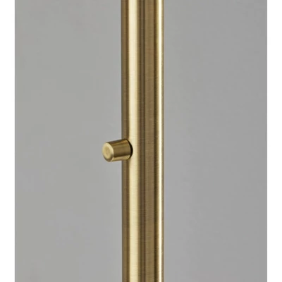 Bowery Arc Floor Lamp Antique Brass - Adesso 6 Bowery Arc Floor Lamp Antique Brass - Adesso - Image 4