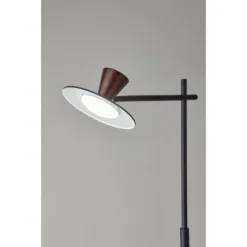 Elmore Floor Lamp With Smart Switch Black (Includes LED Light Bulb) - Adesso -Adesso GUEST 1b0c9e13 9109 45be 94bd c2856ab6381c