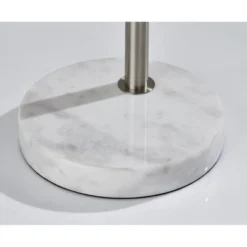 Adesso Rigley Arc Lamp Steel: Modern Polyester Shade, ETL Listed, Metal Body, 71" Height -Adesso GUEST 1b4c6b2c 5849 473c b393 63da235b24d2