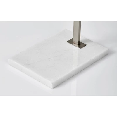 Sonic Arc Floor Lamp With Smart Switch Silver (Includes LED Light Bulb) - Adesso 8 Sonic Arc Floor Lamp With Smart Switch Silver (Includes LED Light Bulb) - Adesso - Image 6