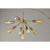 Sputnik Arc Floor Lamp Antique Brass (Includes Light Bulb) - Adesso -Adesso GUEST 22af6e25 022a 416f 8ac3 0deb73ca9cff