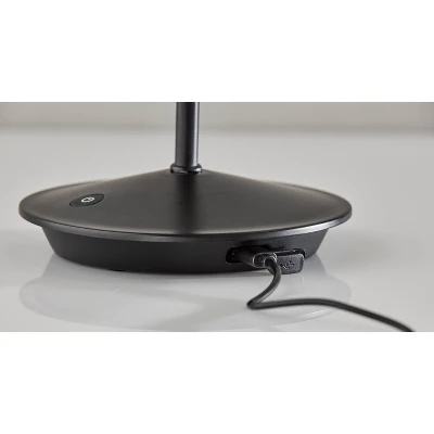 Adesso Benny Cordless Table Lamp (Includes LED Light Bulb) Black: ETL Listed, Touch Sensor, 3-Way Light Settings 3 Adesso Benny Cordless Table Lamp (Includes LED Light Bulb) Black: ETL Listed, Touch Sensor, 3-Way Light Settings