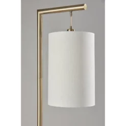 Reggie Floor Lamp Antique Brass - Adesso 11 Reggie Floor Lamp Antique Brass - Adesso -Adesso GUEST 269e177e 1ebe 4158 b6a9 b2c2d5ec1579