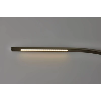 Sonic Arc Floor Lamp With Smart Switch Silver (Includes LED Light Bulb) - Adesso 5 Sonic Arc Floor Lamp With Smart Switch Silver (Includes LED Light Bulb) - Adesso - Image 3