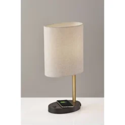 Curtis AdessoCharge Wireless Charging Table Lamp Black/Brass - Adesso -Adesso GUEST 2e9365b1 0fa2 4f3d 8a09 d587aa1b4522
