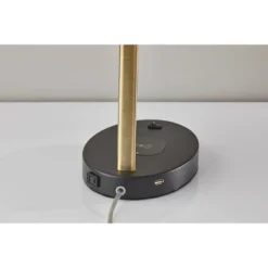 Curtis AdessoCharge Wireless Charging Table Lamp Black/Brass - Adesso -Adesso GUEST 2ead522e 7384 4f9b a648 2e284d33b51b