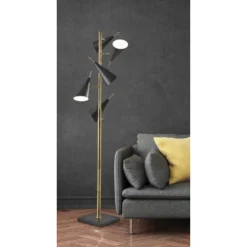 71.5" Owen Tree Lamp Black - Adesso 23 71.5" Owen Tree Lamp Black - Adesso -Adesso GUEST 30cde228 e613 40cf 8e51 6b0c4fd835da