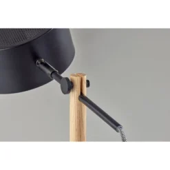 Dylan Floor Lamp Natural Wood/Black - Adesso -Adesso GUEST 32f8e2bd 7673 4ce0 acd0 9b95aada0b58