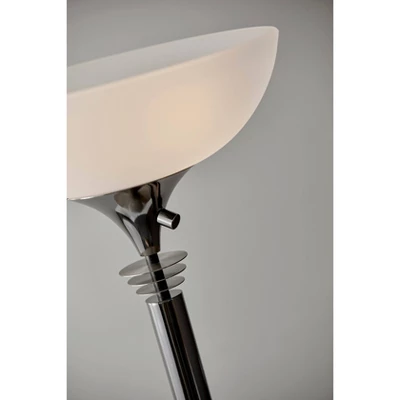 Metropolis Floor Lamp Black - Adesso 5 Metropolis Floor Lamp Black - Adesso - Image 3