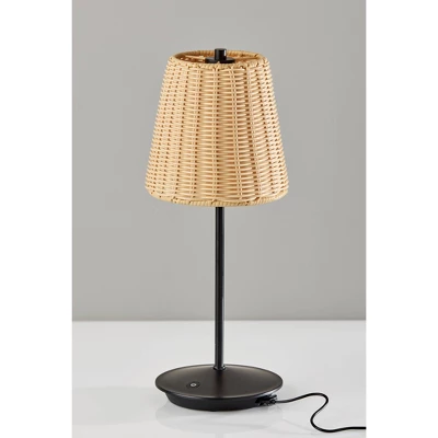 Adesso Benny Cordless Table Lamp (Includes LED Light Bulb) Black: ETL Listed, Touch Sensor, 3-Way Light Settings 4 Adesso Benny Cordless Table Lamp (Includes LED Light Bulb) Black: ETL Listed, Touch Sensor, 3-Way Light Settings - Image 2