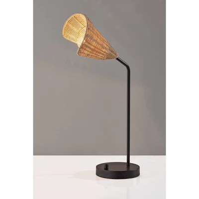 Cove Table Lamp Black - Adesso 3 Cove Table Lamp Black - Adesso