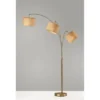 Bowery 3 Arm Arc Lamp Antique Brass - Adesso -Adesso GUEST 42e8bc32 e6e9 4b36 9a6c 2e59c79d5998