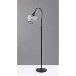 Bradford Floor Lamp (Includes Light Bulb) Dark Bronze - Adesso -Adesso GUEST 437ea2ea 51b6 417f 9bcb 7e3122294fe7