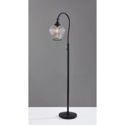 Bradford Floor Lamp (Includes Light Bulb) Dark Bronze - Adesso -Adesso GUEST 4631ece8 22a7 482e ace4 c126c0ca1901