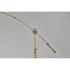 Adler Arc Floor Lamp Antique Brass - Adesso -Adesso GUEST 4c360c9c 6aa6 4d11 9e58 829867544dcc