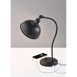 Wallace Table Lamp Black - Adesso