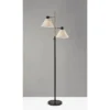 Matthew Tree Lamp Black W. Antique Brass - Adesso -Adesso GUEST 4c5fc3ca 4c90 4503 b856 ec4875b4b0c3