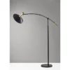 Bradley Arc Lamp With Smart Switch Black (Includes LED Light Bulb) - Adesso -Adesso GUEST 4f6c9bde 961f 4343 98e0 e08d3c13c225