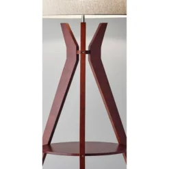 59.5" 3-way Bedford Shelf Floor Lamp Brown - Adesso 7 59.5" 3-way Bedford Shelf Floor Lamp Brown - Adesso -Adesso GUEST 500c5b32 bb2d 43bc 84a3 de1a53d1036b