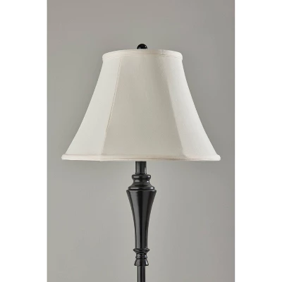 Pennington Floor Lamp Black - Adesso 3 Pennington Floor Lamp Black - Adesso