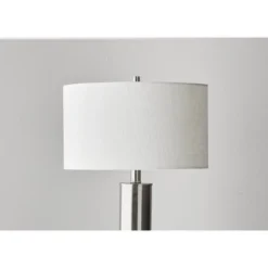 Ezra Table Lamp Silver - Adesso -Adesso GUEST 50e69e2c 7956 44cc a68e aaa481106971