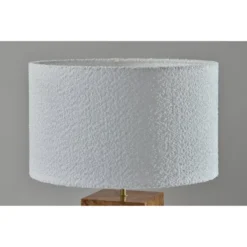 Adesso Frederick Tall Table Lamp: ETL Listed, 28.5" Height, White Boucle Drum Shade, Wood Base With Veneer, 100W 7 Adesso Frederick Tall Table Lamp: ETL Listed, 28.5" Height, White Boucle Drum Shade, Wood Base With Veneer, 100W -Adesso GUEST 52bbb553 3fb4 4996 9a0d 7c23ed3bf6c9
