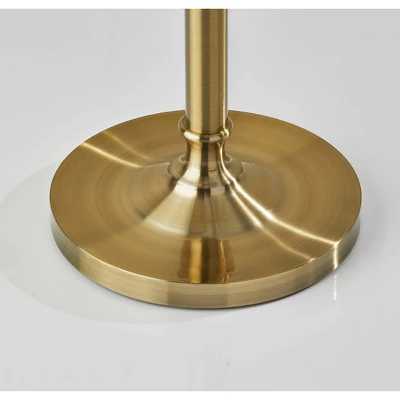 Barton Floor Lamp Antique Brass - Adesso 6 Barton Floor Lamp Antique Brass - Adesso - Image 4