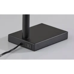 Flora Antique Brass Table Lamp Black - Adesso -Adesso GUEST 594a0b87 4468 462c bbb3 fd77437034b7