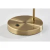 Adesso Starling Desk Lamp (Includes LED Light Bulb) Brass: Modern Glass Shade, ETL Listed, 3000K Warm Light -Adesso GUEST 598ccabd abf0 4c95 8b71 fefa86056e9f
