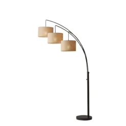 74" 3-way Trinity Arc Lamp Brown - Adesso 6 74" 3-way Trinity Arc Lamp Brown - Adesso -Adesso GUEST 5c9f8bfa d4f9 491a b612 3fe975c376c5