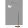 Adesso Magnolia Arc Lamp Brass: Modern Antique Finish, Glass Shade, ETL Listed, 72" Height 1 Adesso Magnolia Arc Lamp Brass: Modern Antique Finish, Glass Shade, ETL Listed, 72" Height -Adesso GUEST 5ef5a511 2416 47d8 8973 48de3d63f158