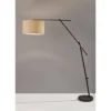 83" Broome Arc Lamp Black - Adesso 2 83" Broome Arc Lamp Black - Adesso -Adesso GUEST 62629960 04d8 4dd4 92b0 8615a35e7c43