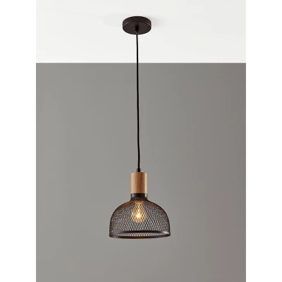 Dale Small Pendant Black - Adesso 5 Dale Small Pendant Black - Adesso - Image 3