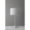 22.5" Oslo Collection Table Lamp White - Adesso: Scandinavian Design, Metal Base, Japanese Paper Shade -Adesso GUEST 67557e39 1f8d 40a4 a0a2 5b2f5abcb86b
