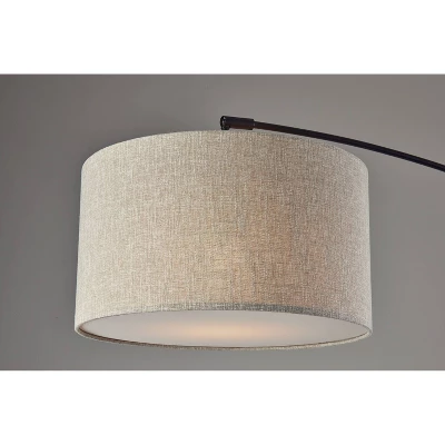 Adler Arc Floor Lamp Black - Adesso 6 Adler Arc Floor Lamp Black - Adesso - Image 4