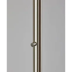 Adesso Rigley Arc Lamp Steel: Modern Polyester Shade, ETL Listed, Metal Body, 71" Height -Adesso GUEST 6a2b72ff 05d7 4e1d 97ad bfc346e872c9