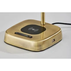 Radley Charge Desk Lamp With Smart Switch Antique Brass (Includes LED Light Bulb) - Adesso 12 Radley Charge Desk Lamp With Smart Switch Antique Brass (Includes LED Light Bulb) - Adesso -Adesso GUEST 6eb105a4 c53a 477b af56 d7297058729c