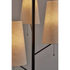 Daniel Floor Lamp Black - Adesso -Adesso GUEST 6ec83b33 1f3c 4070 9126 55a48de6f6ce