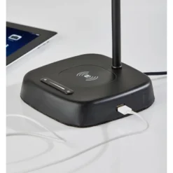 Radley Charge Table Lamp With Smart Switch Black (Includes LED Light Bulb) - Adesso -Adesso GUEST 6edddcc7 d2df 4ab1 ad28 0a7ee31cc7a1