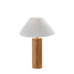Adesso Marta Table Lamp Natural: ETL Listed, Polyester Shade, Metal Body, 1-Way Switch, 25.5" Height -Adesso GUEST 6eea7680 696b 4f7e 9fc9 a2428bc6b91f
