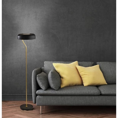 Timothy Floor Lamp Black - Adesso 3 Timothy Floor Lamp Black - Adesso