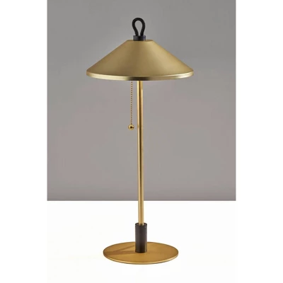 Adesso Kaden Table Lamp: Dual-Metal, Pull-Chain Switch, ETL Listed, No Assembly Required, Includes LED Bulb 3 Adesso Kaden Table Lamp: Dual-Metal, Pull-Chain Switch, ETL Listed, No Assembly Required, Includes LED Bulb