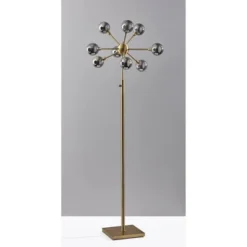 Adesso Starling Floor Lamp (Includes LED Light Bulb) Brass: Modern 9-Light, Dimmable, Touch Sensor, ETL Listed 7 Adesso Starling Floor Lamp (Includes LED Light Bulb) Brass: Modern 9-Light, Dimmable, Touch Sensor, ETL Listed -Adesso GUEST 754776ee 3135 4edc b25c dfe576d4510e