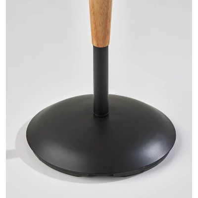 Cayman Natural Wood Floor Lamp Black - Adesso 6 Cayman Natural Wood Floor Lamp Black - Adesso - Image 4